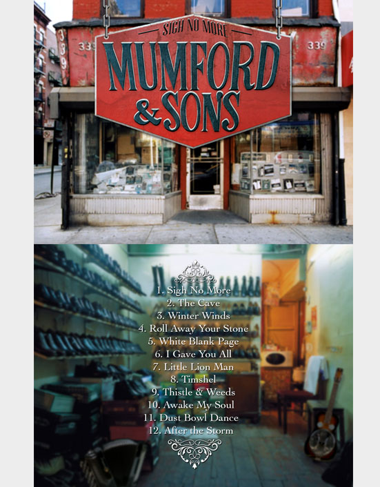Mumford & Sons Album Redesign