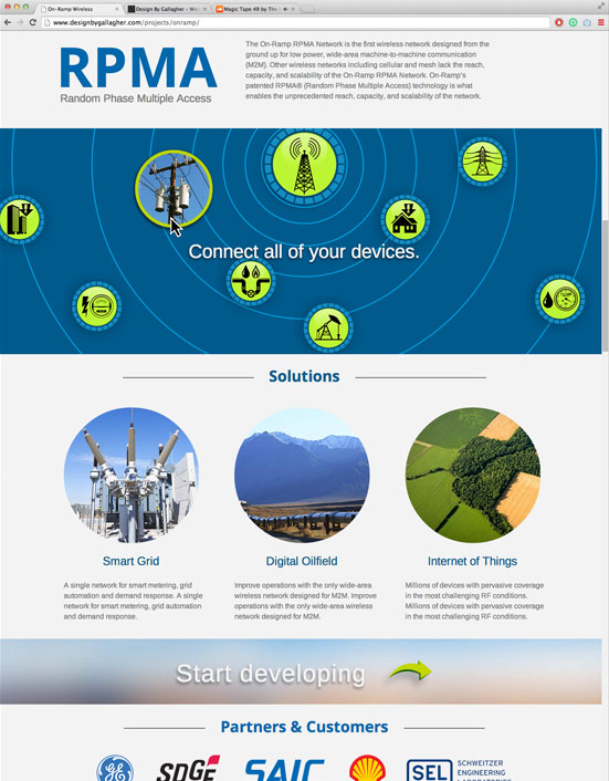 OnRamp Wireless Redesign Website